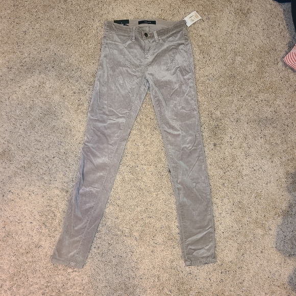 NWT J Brand Suede Mid Rise Pants - Picture 1 of 5